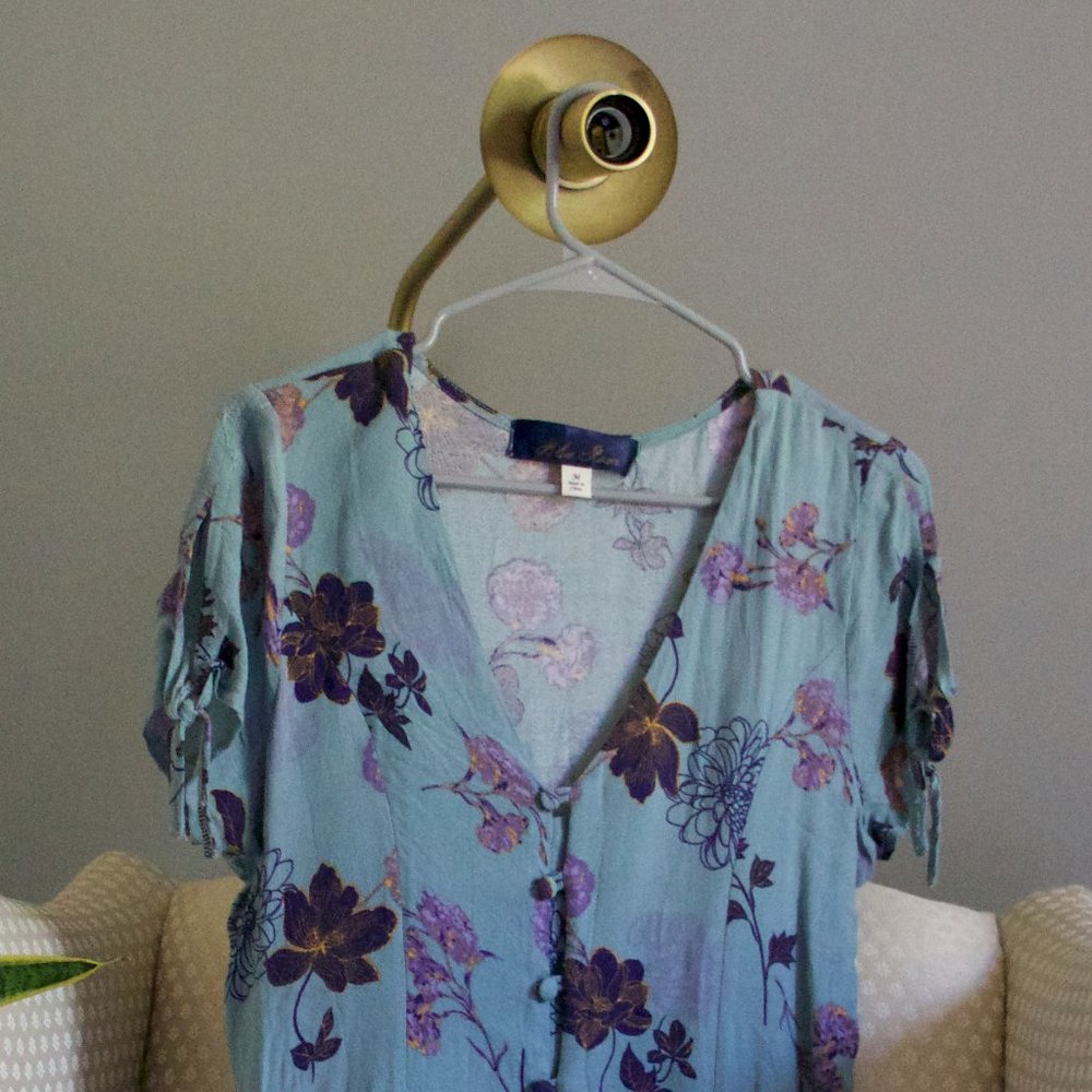 Blue Rain Dress from Francesca's